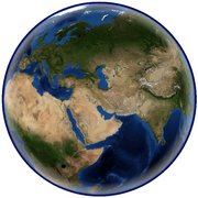Blue Marble Next Generation: View of the eastern hemisphere