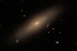 NGC 2549 an example of a lenticular galaxy