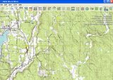 An example of the display after the USGS Topo Maps data download for 48N 122W is complete